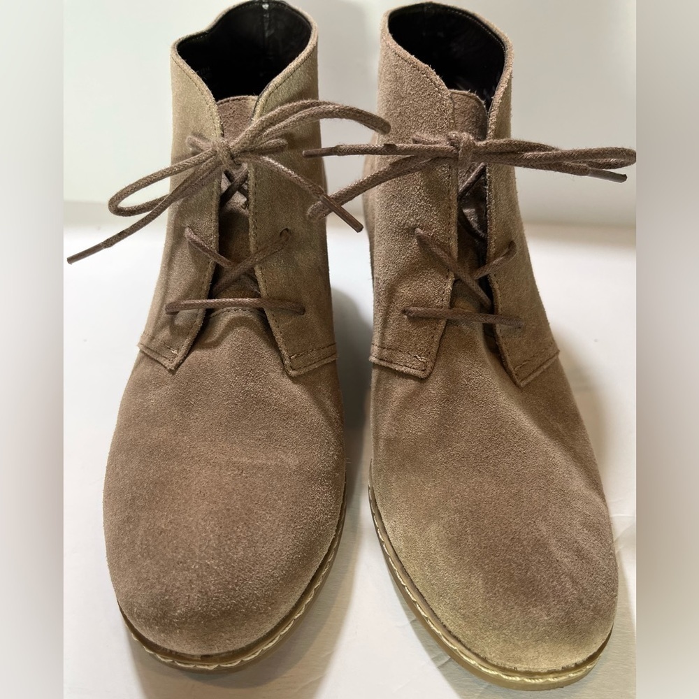 Bjorndal Rachel Tan Suede Wedges Size 8.5